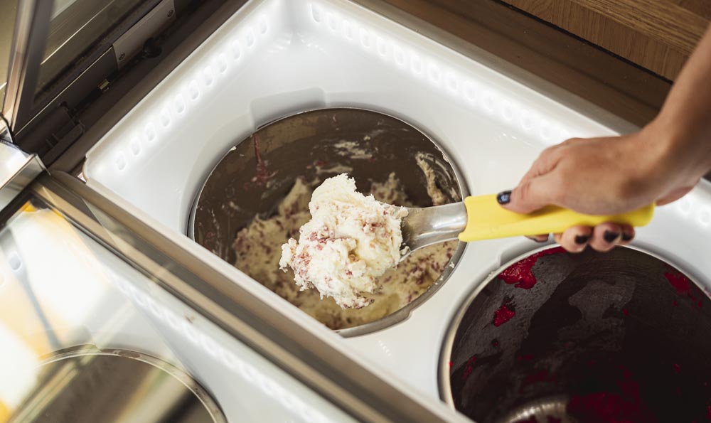 Ingredienti della base per gelato