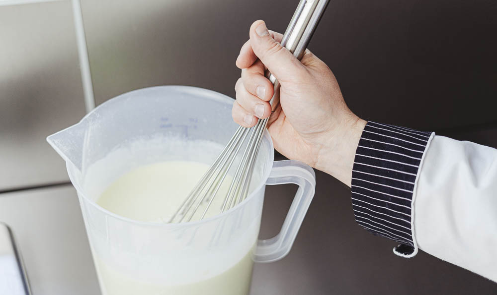 Gli ingredienti principali di una base per gelato