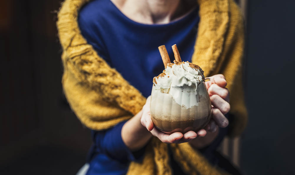 Dessert autunnali con il gelato Caffè latte di zucca con il gelato: Ricetta LYKKE