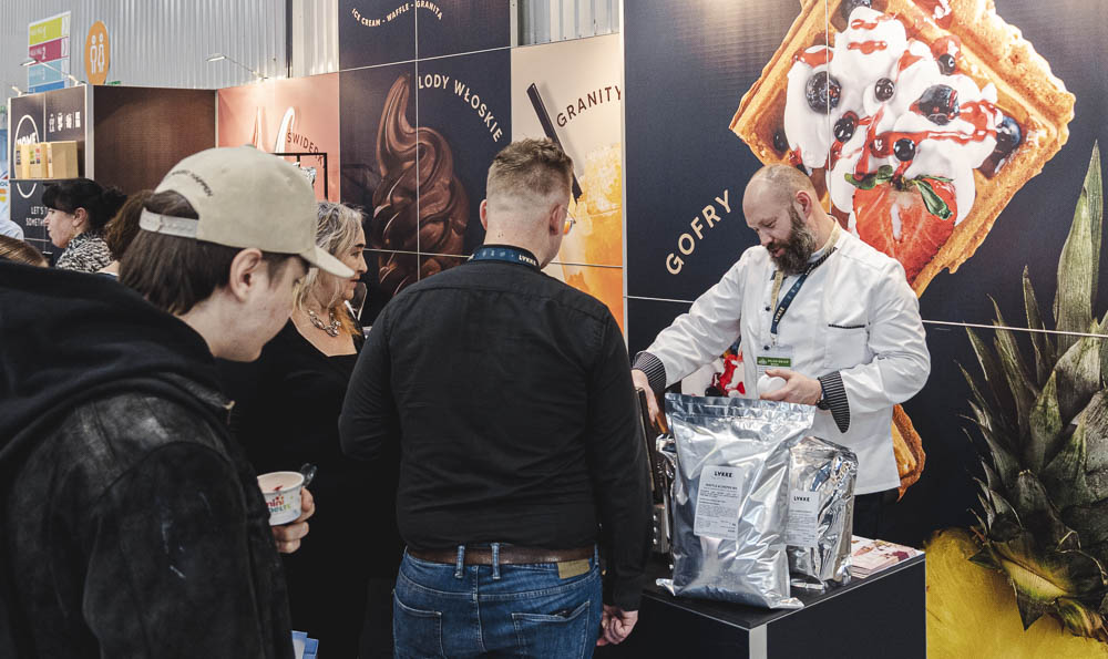 Fiera di settore per gelaterie e caffetterie Le conversazioni presso lo stand di LYKKE