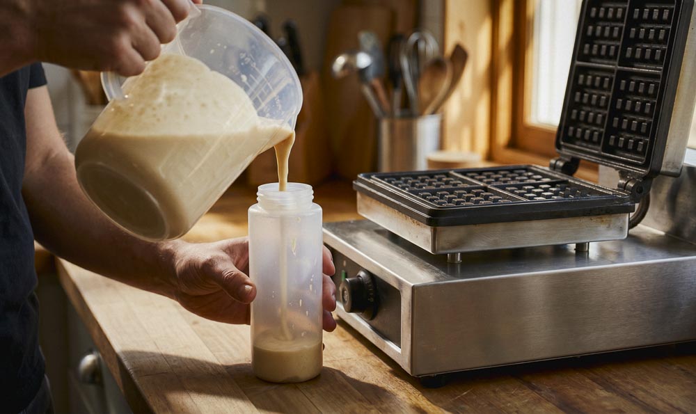 Preparazione professionale dei waffle: elementi chiave del processo